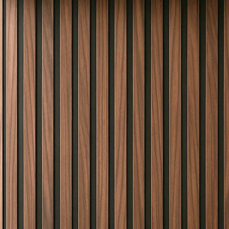 Panneau acoustique flexible Noyer US vernis mat 6.5*500*2500 mm Tassoflex