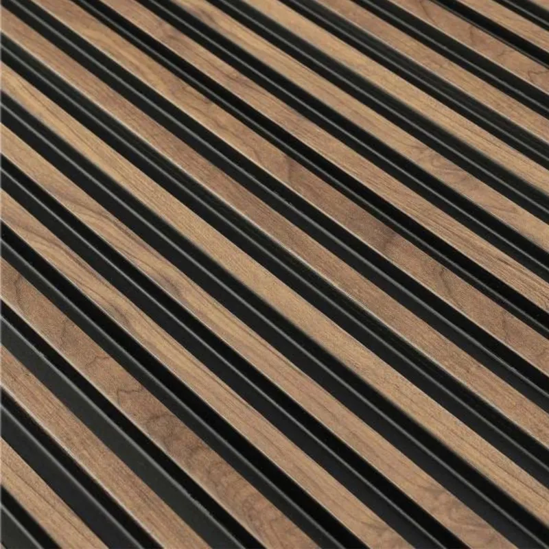 Panneau mural effet tasseau Panelio Duval Teck 12*122*2700 mm