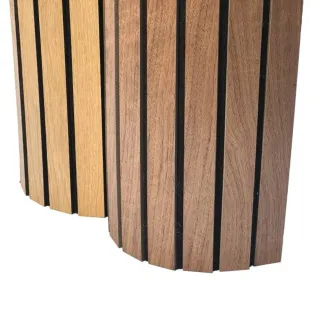 Panneau acoustique flexible Chêne naturel vernis mat 6.5*500*2500 mm Tassoflex