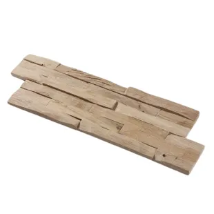 Parement mural bois massif effet 3D Bastide 10-18*180*495 mm