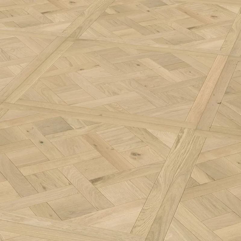Parquet dalle contrecollé Versailles Chêne brut 4 chanfreins 20/4*800*800 mm