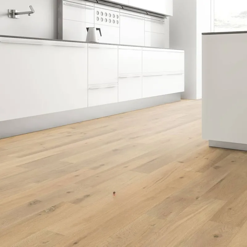 Parquet contrecollé Boréal vernis bois brut vieilli bosselé 14/3*190*680-1900 mm