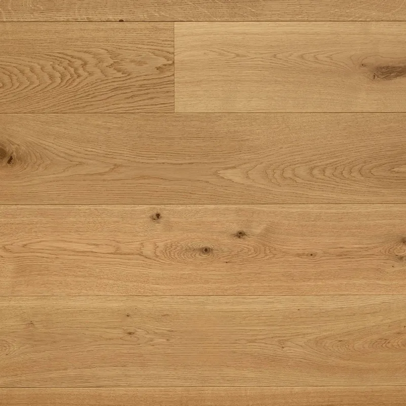 Parquet contrecollé Chêne brossé huilé nat 2 chanfreins 20/6*190*600 à 1900 mm