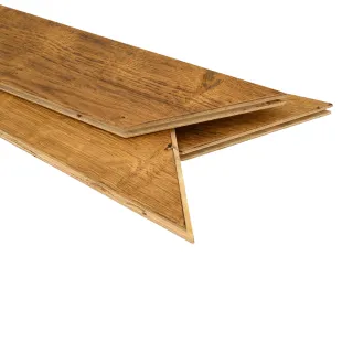 Parquet contrecollé Point Hongrie Voluto huilé torréfié 4ch 15/4*120*600/720 mm