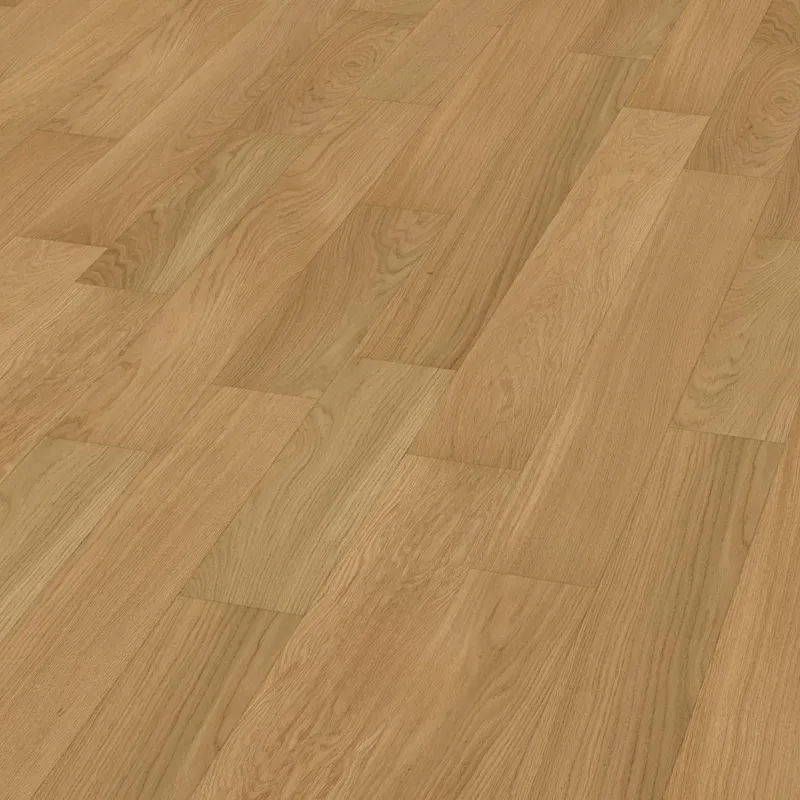 Parquet contrecollé Chêne brossé verni mat 4 chanfreins 15/5*135*300 à 1200 mm