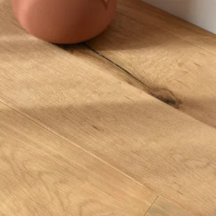 Parquet contrecollé Nuda Huilé bois brut brossé vieilli 12/3*158*610-1830 mm