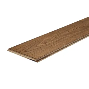 Parquet contrecollé Voluto huilé brun torréfié brossé 15/4*190*680-1900 mm