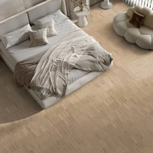 Parquet massif sur chant Chêne héritage brut bords droits 8*22*160 mm