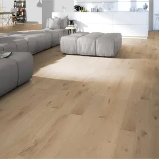 Parquet massif Chêne héritage Mezzanine brut 2 chanfreins 21*145*500 à 2000 mm