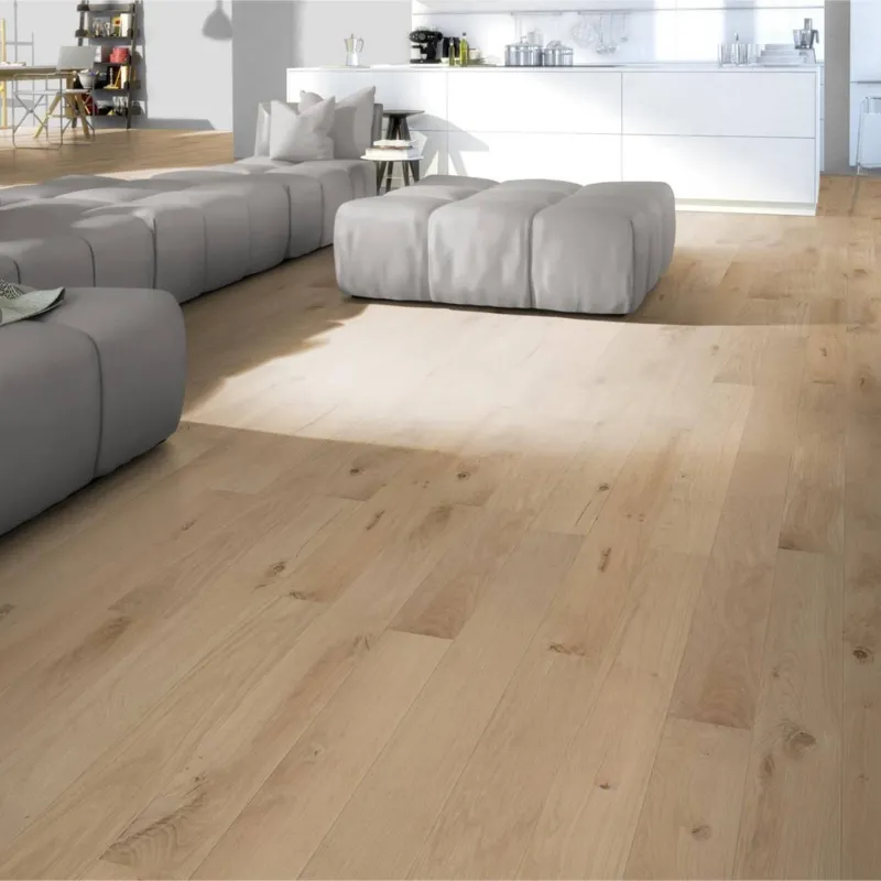 Parquet massif Chêne héritage Mezzanine brut 2 chanfreins 21*145*500 à 2000 mm