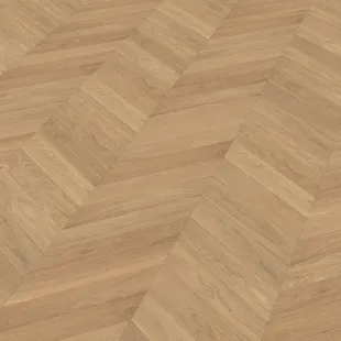 Parquet massif Point Hongrie Chêne verni aspect bois brut 4.ch 15*90*510/600 mm