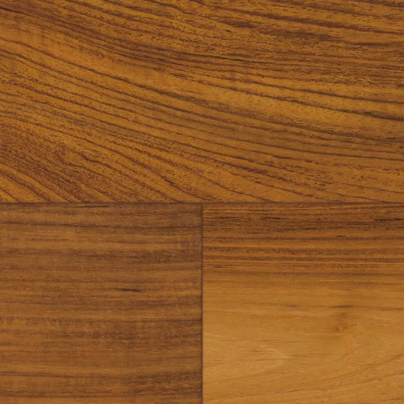 Parquet massif large Teck Indonésien 4 chanfreins