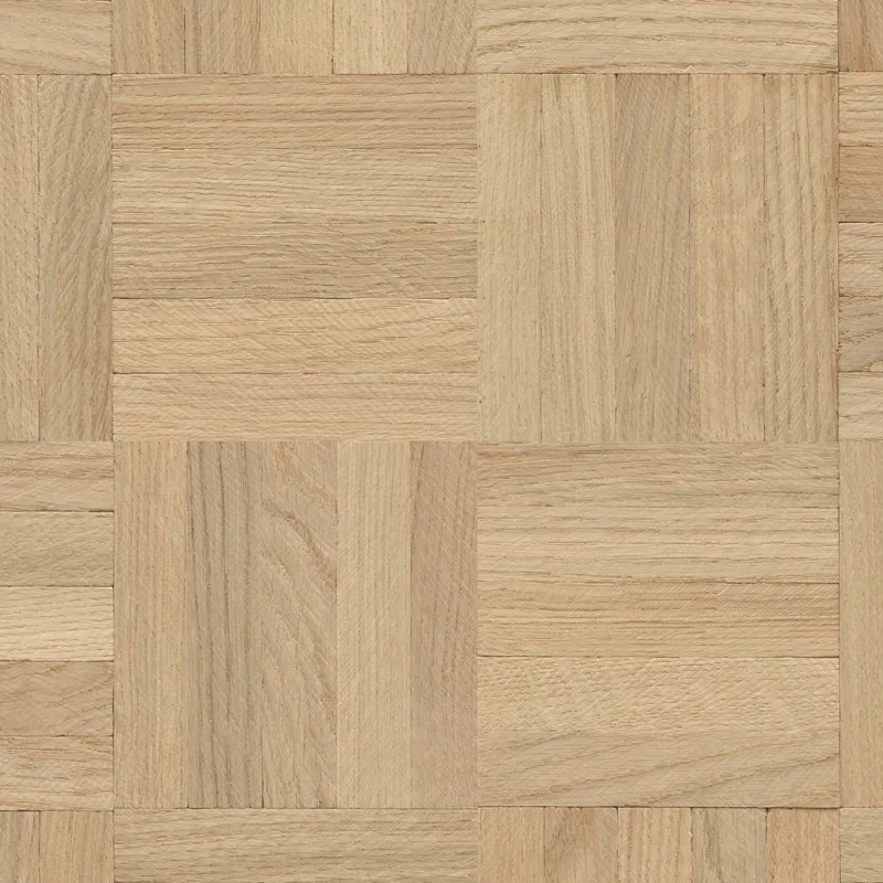 Parquet massif mosaïque Chêne héritage brut bords droits 8*24*120 mm choix rusti