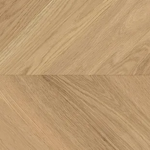 Parquet massif Point Hongrie Chêne verni aspect bois brut 4.ch 15*90*510/600 mm