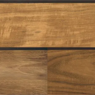 Parquet massif Teck Indo huilé joint pont bateau noir intégré 12*90*300 à 900 mm