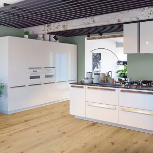 Parquet contrecollé Cabane huilé naturel vieilli bosselé 14/3*190*680-1900 mm