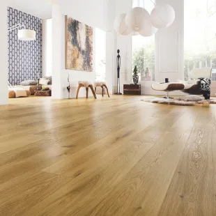 Natural Huilé UV Parquet contrecollé clic 4ch HDF