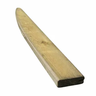 Lame de finition cintrée Pin/Épicéa CL3 27*135 1.92m vert