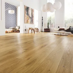 European verni Parquet contrecollé clic 4ch HDF