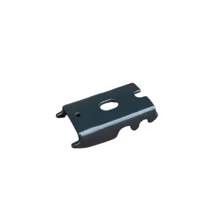 Clip acier pour poteau Periclip plastifié RAL 9005 noir