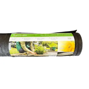 Géotextile spécial gazon Noir rouleau de 25 m*1.00 m