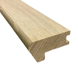 Nez de marche Chêne massif vernis mat naturel 22*60*1200 mm