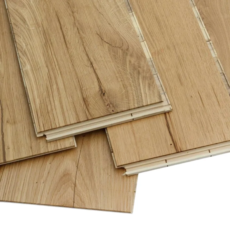 Presto Chêne parquet contrecollé brossé vernis mat 14/3*220*600-2200mm
