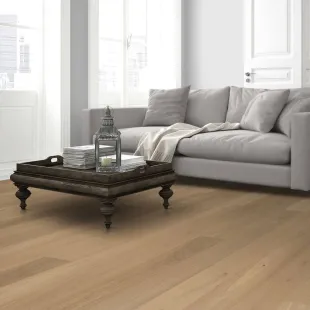 Parquet contrecollé Chêne Scandinave verni bois brut 14/3*190*680 à 1900 mm