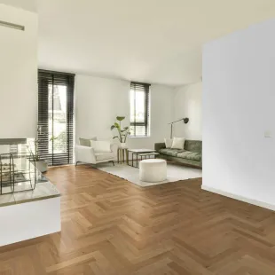 Parquet contrecollé bâton rompu Chêne huilé naturel ultra mat 4ch 14/3*90*540 mm