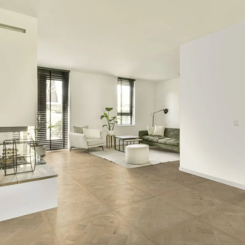 Parquet dalle contrecollé Versailles Chêne brut 4 chanfreins 20/4*800*800 mm