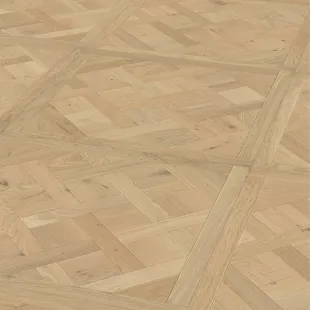 Parquet dalle contrecollé Versailles Chêne verni bois brut 4ch 20/4*800*800 mm