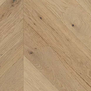 Parquet contrecollé point Hongrie Chêne brossé verni bois brut 14/3*90*510/600mm