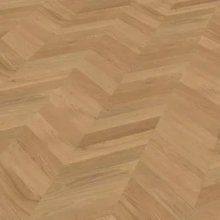 Parquet contrecollé point Hongrie Chêne brossé huilé patiné 14/3*90*480/570 mm