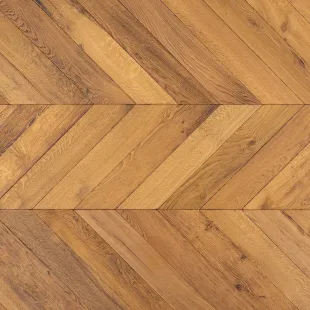 Parquet contrecollé Point Hongrie Voluto huilé torréfié 4ch 15/4*120*600/720 mm