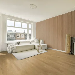 Parquet contrecollé brossé verni mat naturel 4 chanfreins 15/5*90*300 à 1200 mm