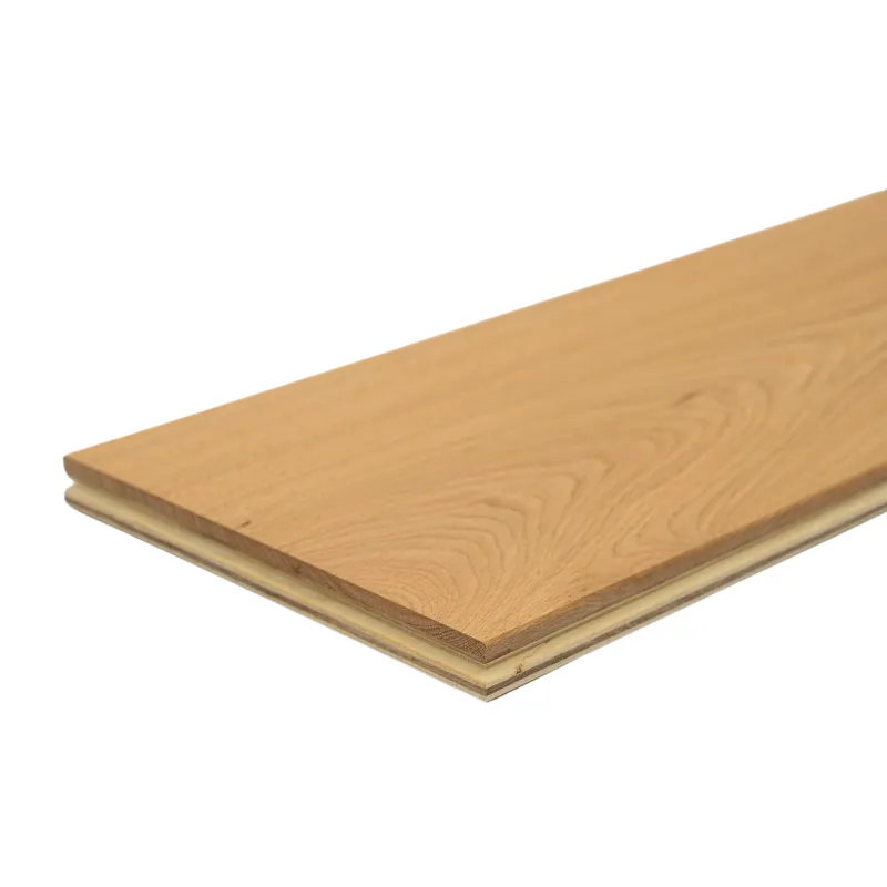 Parquet contrecollé Chêne brossé huilé nat 2 chanfreins 20/6*190*600 à 1900 mm