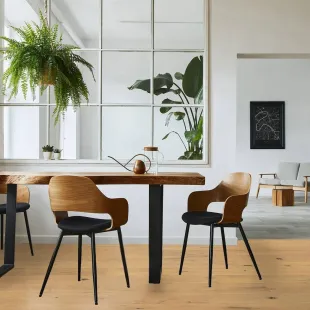 Parquet contrecollé Natura Huilé naturel brossé vieilli 12/3*158*610-1830 mm