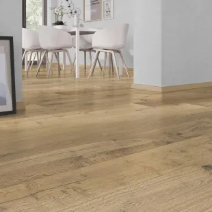 Parquet contrecollé Chenonceau Huilé naturel brossé vieilli 15/4*220*800-2200 mm