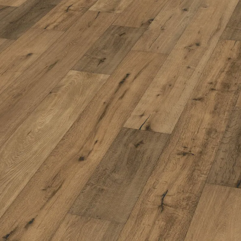 Parquet contrecollé Atelier huilé fumé vieilli bosselé 15/4*190*680-1900 mm