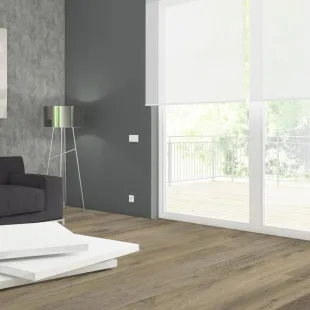 Parquet contrecollé Saumur Huilé gris brossé vieilli 15/4*220*800-2200 mm