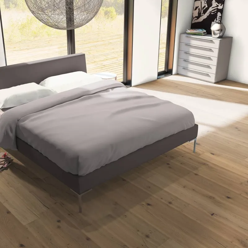 Parquet contrecollé Pure Huilé bois brut vieilli bosselé 15/4*190*680-1900 mm