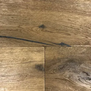 Parquet contrecollé Atelier huilé fumé vieilli bosselé 15/4*190*680-1900 mm