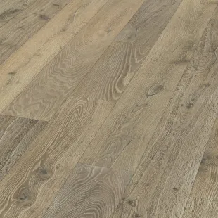 Parquet contrecollé Saumur Huilé gris brossé vieilli 15/4*220*800-2200 mm