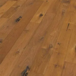 Parquet contrecollé Tosca Huilé fumé brossé vieilli main 12/3*158*610-1900 mm