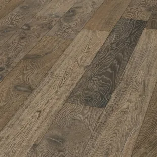 Parquet contrecollé Chambord Huilé gris brossé vieilli 15/4*220*800-2200 mm