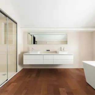 Parquet massif Merbau 4 chanfreins 15*140*400 à 1200 mm