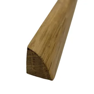 Quart de rond Cumaru massif verni 12*12*1100 mm