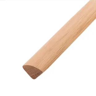 Quart de rond Kempas massif verni 12*12*1100 mm