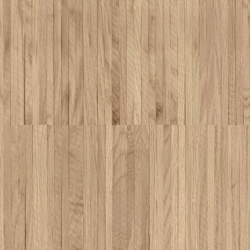 Parquet massif sur chant Chêne héritage brut bords droits 8*22*160 mm