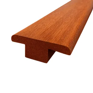 Seuil en T de même niveau Cumaru massif verni 12*35*1100 mm